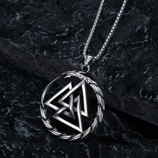 Valknut Jormungand Pendant