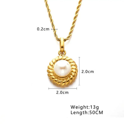 Golden Pearl Necklaces