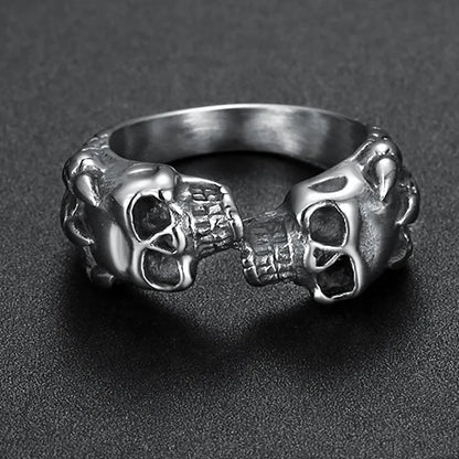 Silver Skull Ring
