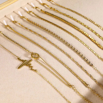 Paperclip Square Bead Bracelets