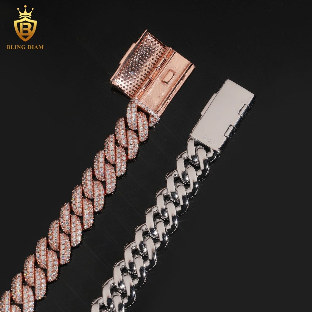 VVS Moissanite Cuban Link Bracelet