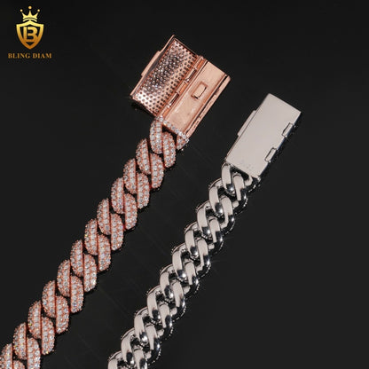 VVS Moissanite Cuban Link Bracelet