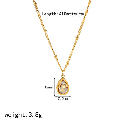 Teardrop Glow Necklace