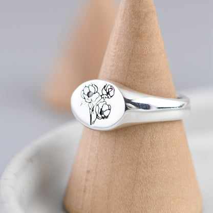 Smooth Rose ring
