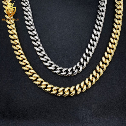 14mm Cuban Link 925 Sterling Silver Vvs Moissanite chain