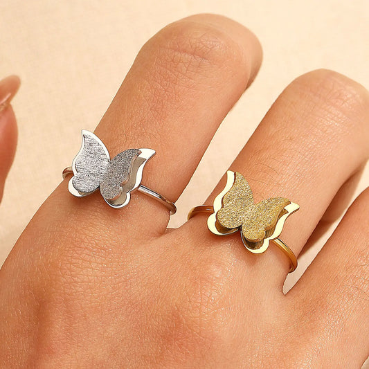 Butterfly Band Ring