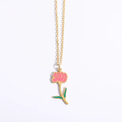 Floral Zodiac Necklace