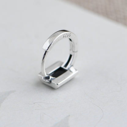Square Zircon Earrings