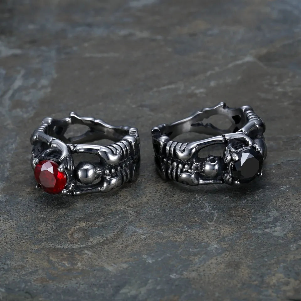 skeleton stone Ring