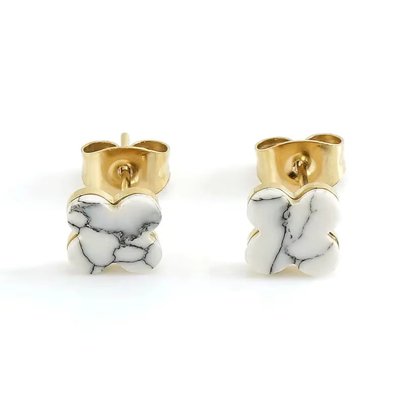 Butterfly Flower Heart Star Stud Earring