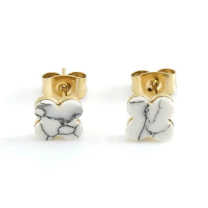 Butterfly Flower Heart Star Stud Earring
