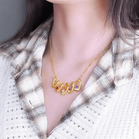 Linked Hearts Necklace