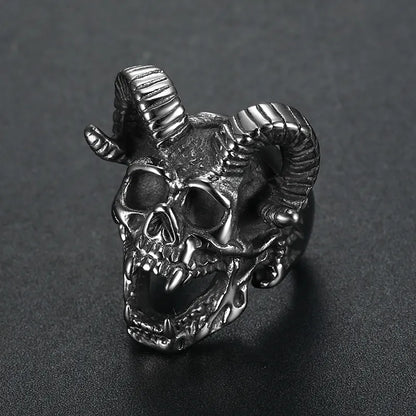 Satanic goat Ring
