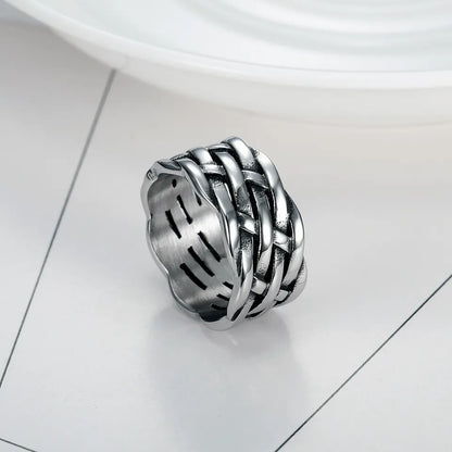 Silver Woven Band