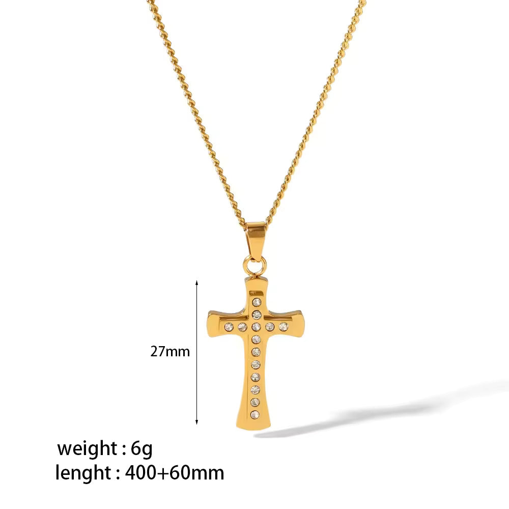Gold Cross Necklaces
