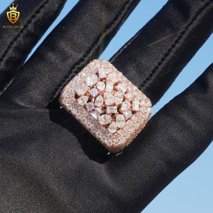 rectangle sharp-edged ring