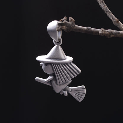 Broom Necklace