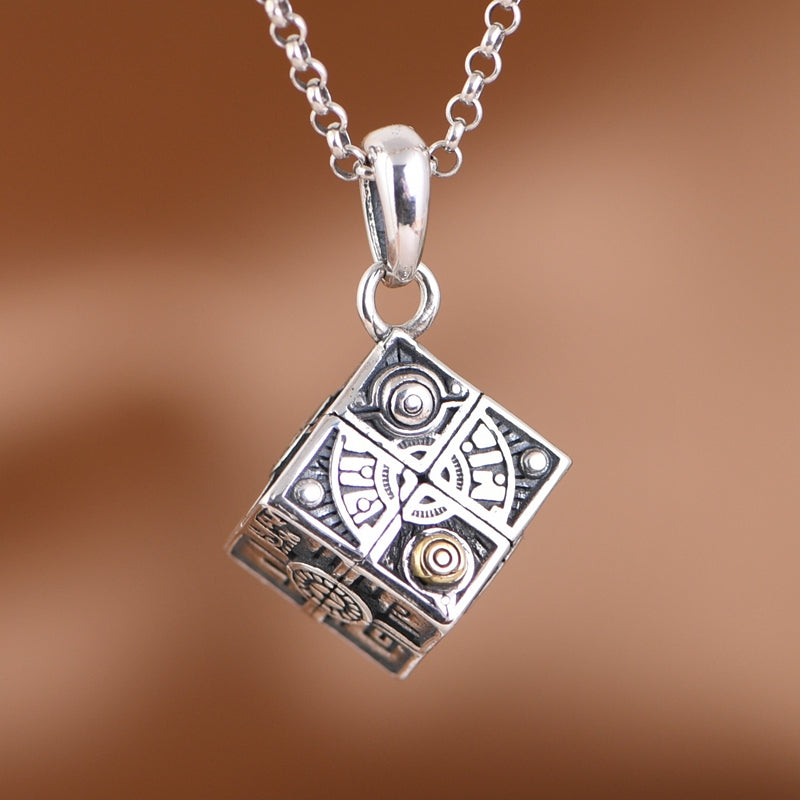 Distinctive Design Square Necklace