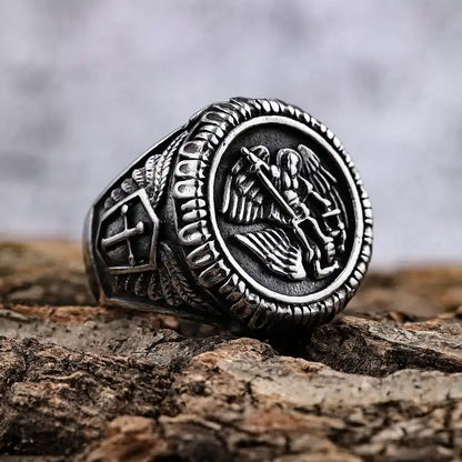 Saint Michael ring