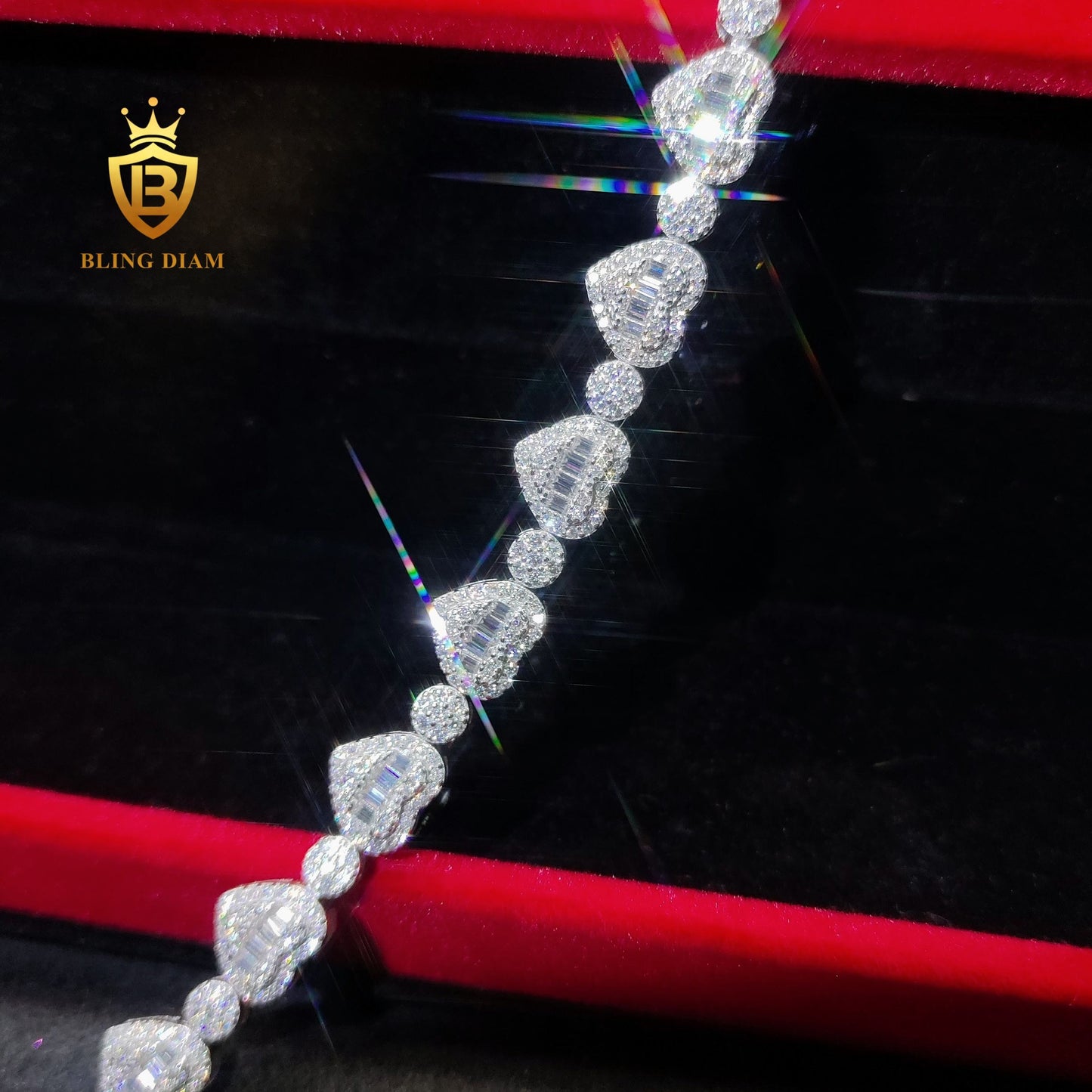 Moissanite Cuban Bracelet