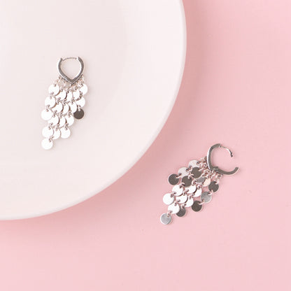 Heart Tassel Earrings