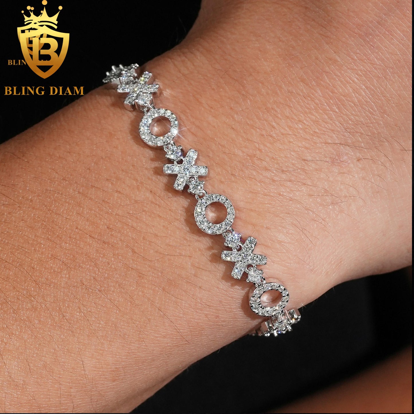 XOXO Moissanite Bracelet