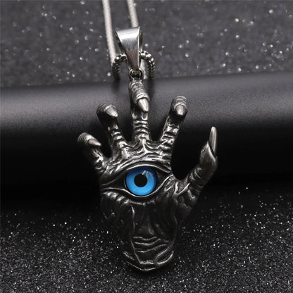 Hamsa Hand Devil Eye Of Horus Necklace