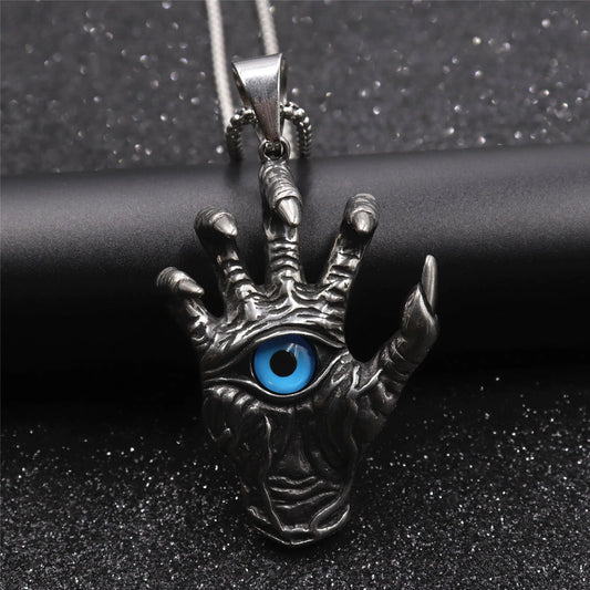 Hamsa Hand Devil Eye Of Horus Necklace