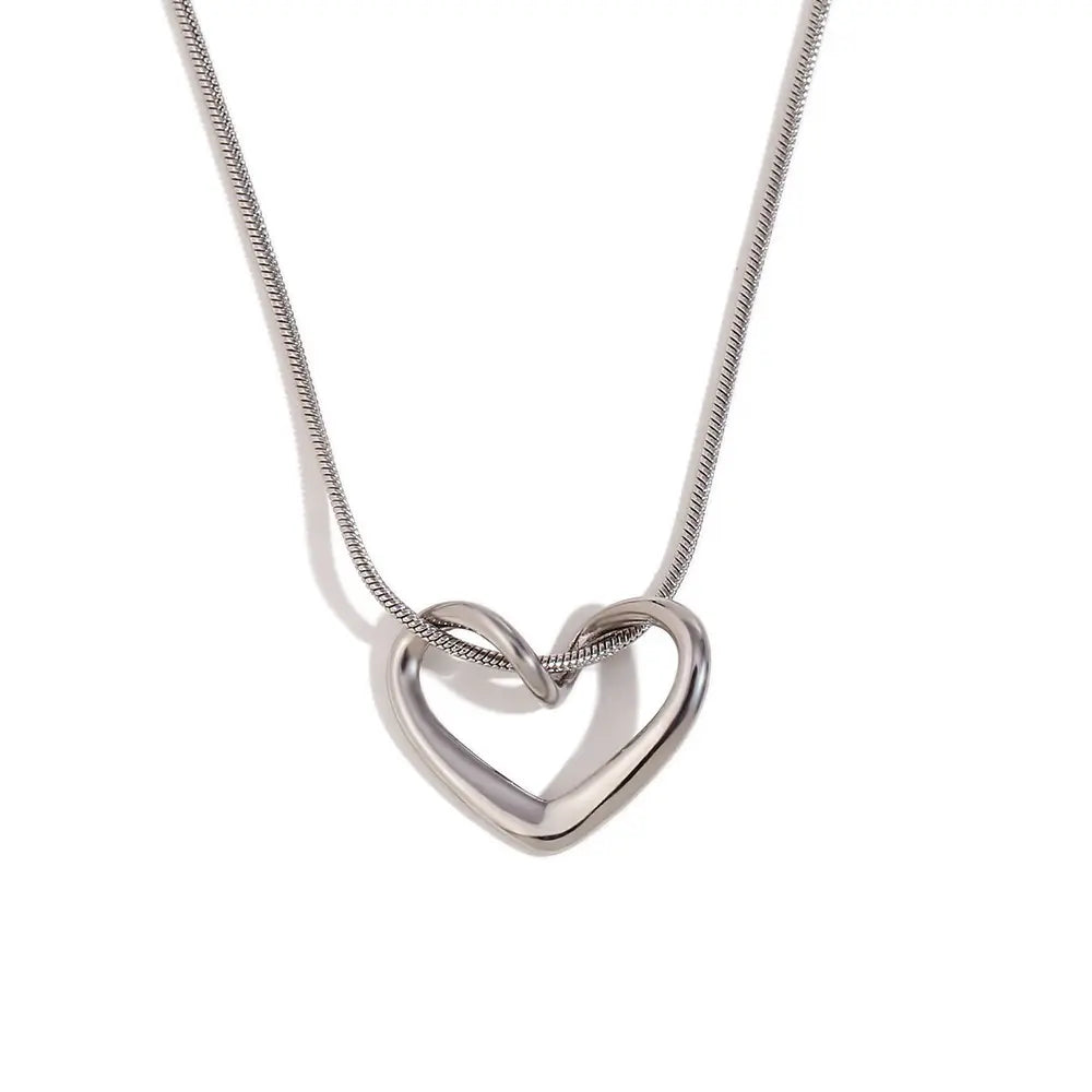 Linked Heart Necklace