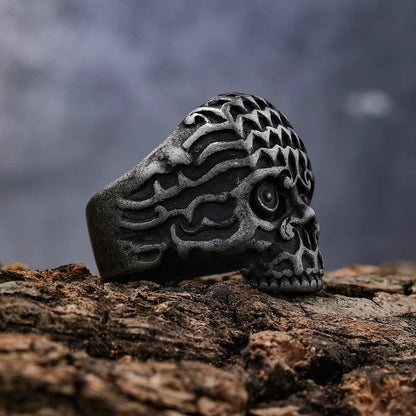 Skeleton Skull Ring