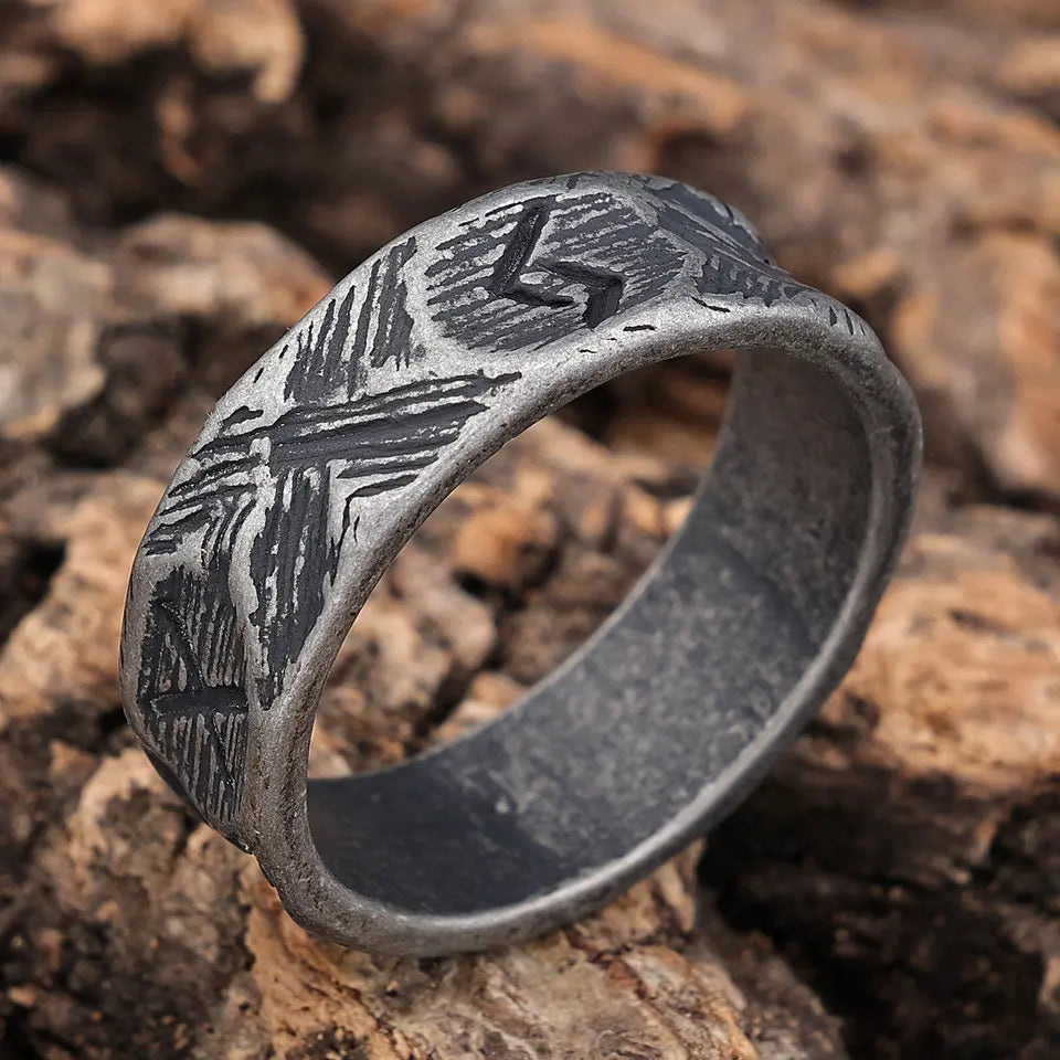 Runic Silver Ring