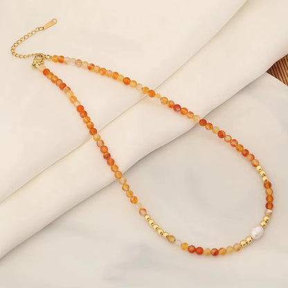 Golden Bead Necklace