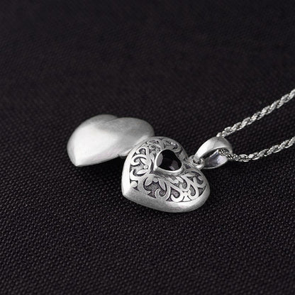 Oil Drop Heart Necklace