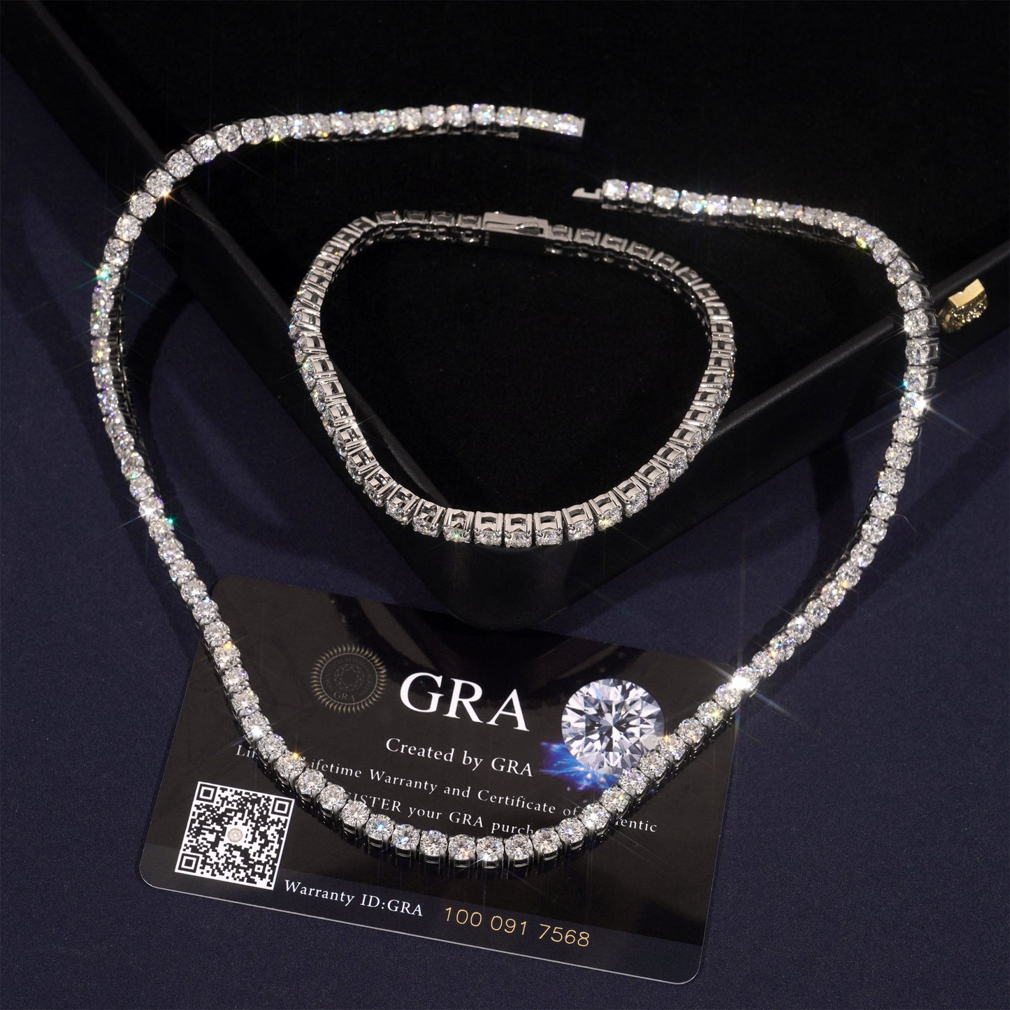 Tennis Chain Stainless Moissanite chain