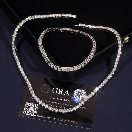 Tennis Chain Stainless Moissanite chain