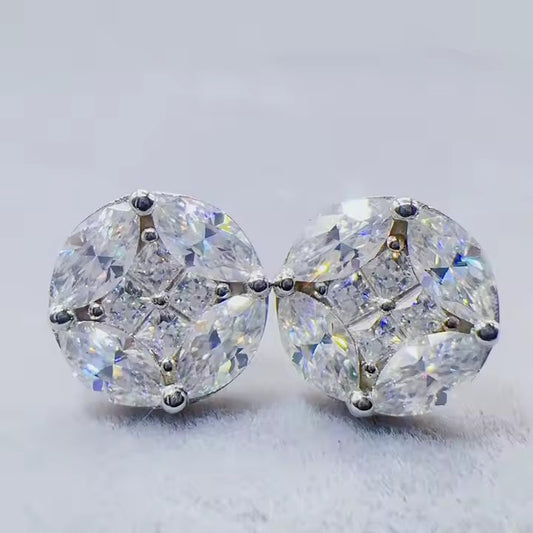 Moissanite Stud Earrings
