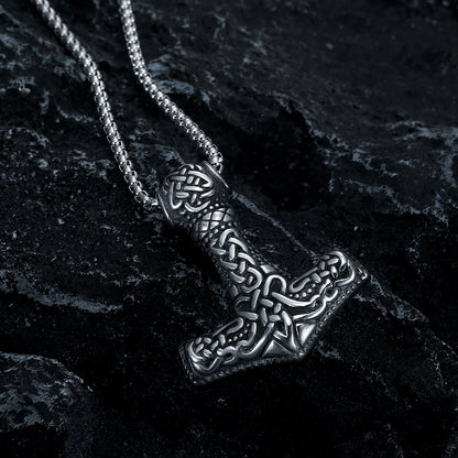 Runic Hammer Pendant