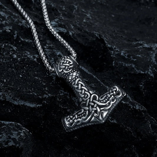 Runic Hammer Pendant