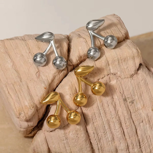 Cherry Stud Earrings