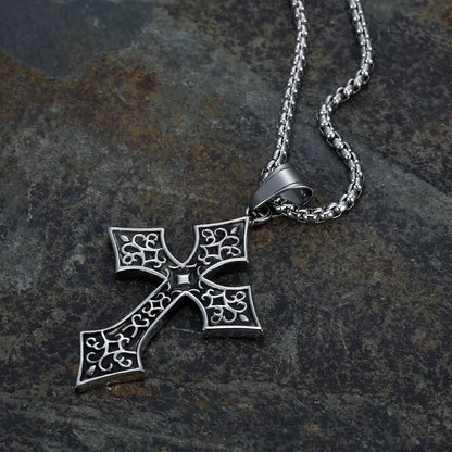 Silver Crucifix Necklace
