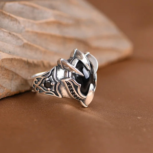 Black Stone Ring