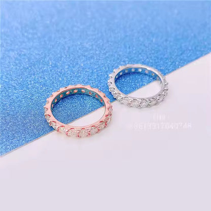 Moissanite Eternity Ring