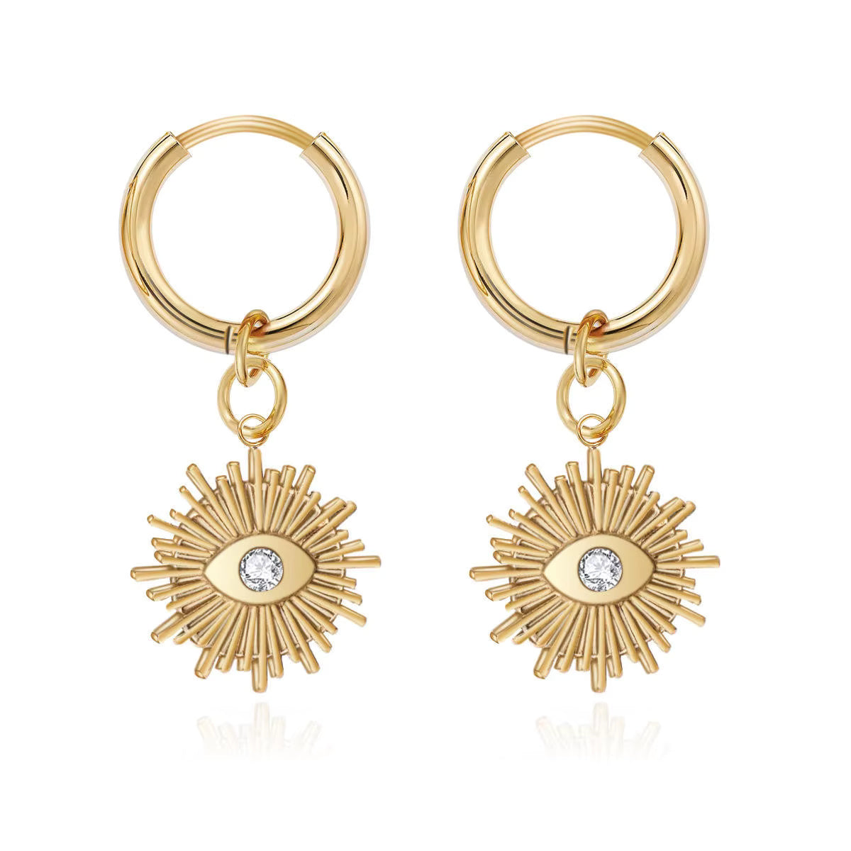 Geometric Hoop Earrings