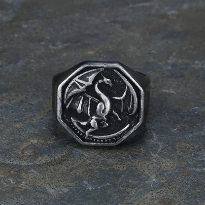 Dragon Silver Ring