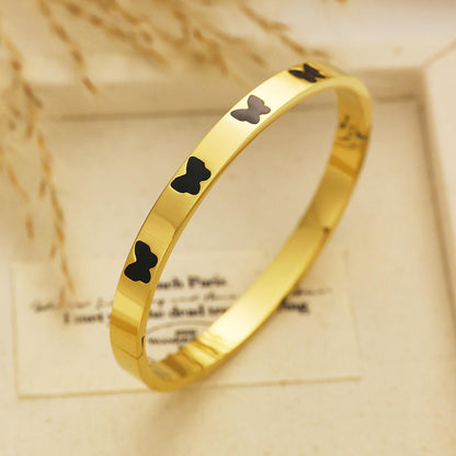 Butterfly Bangle Bracelet