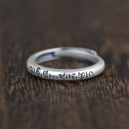 Ancient Buddhist Scriptures ring