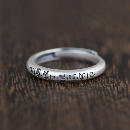 Ancient Buddhist Scriptures ring
