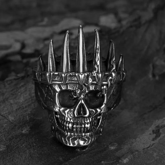 Skull Crown Ring