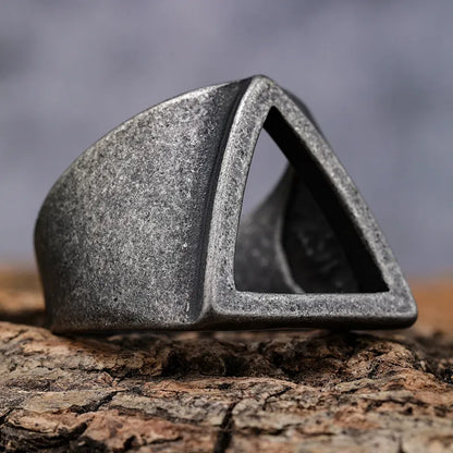 Hollow Triangle Ring