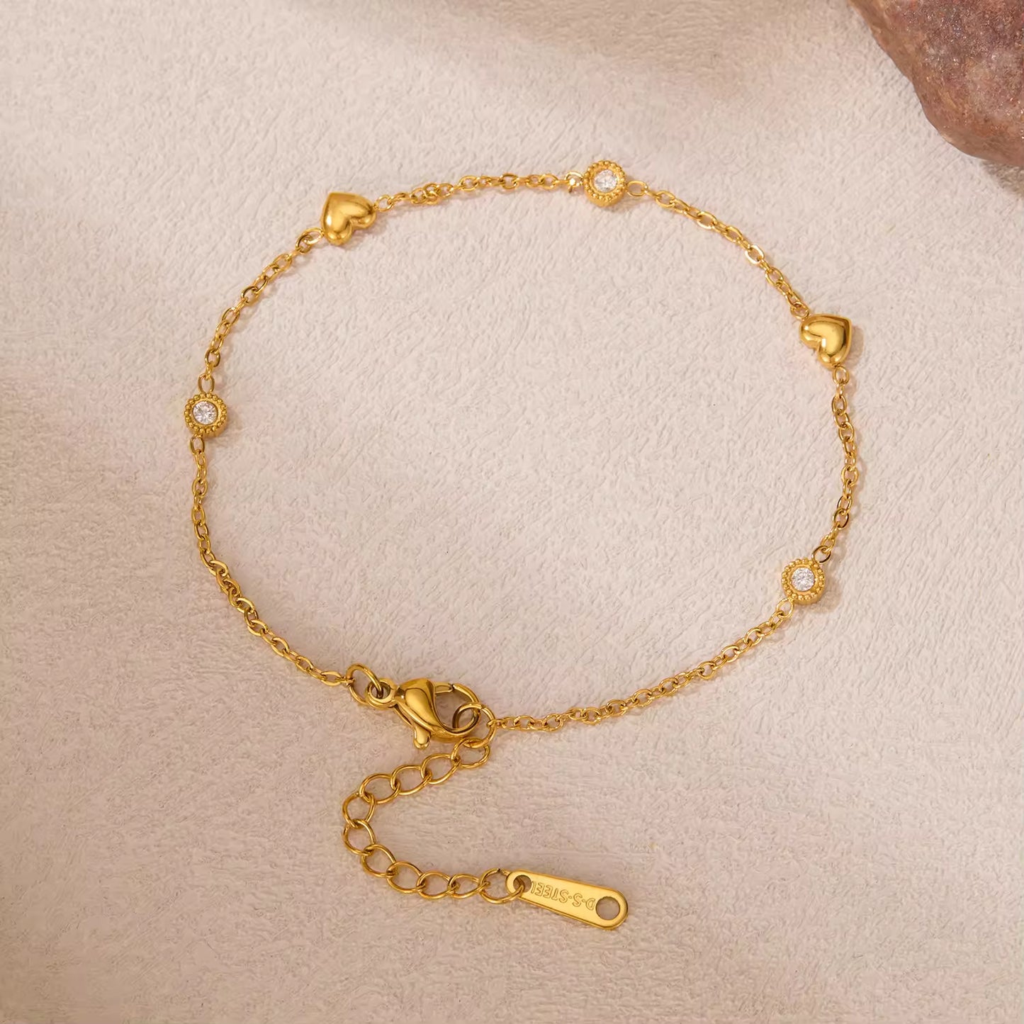 Heart Charm Bracelet